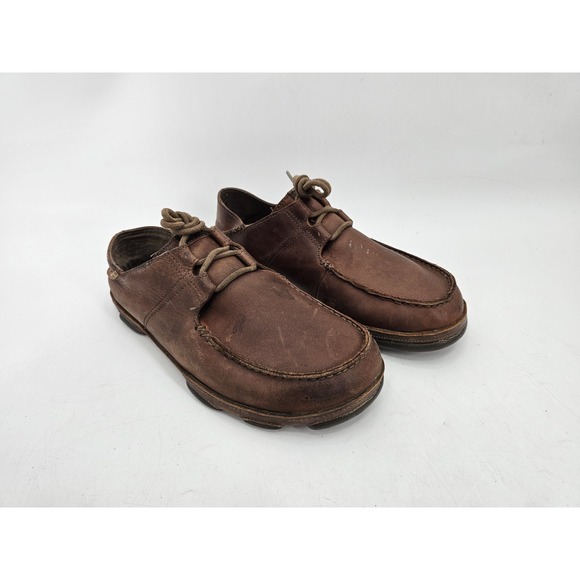 OluKai Mens‎ Ohana Li \'ili Shoes Size 8.5 Brown Lace Up Nubuck Leather main image 12